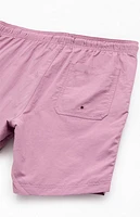 Pacsun Purple Collegiate 6.5" Swim Trunks
