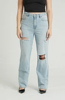 PacSun Light Indigo Ripped '90s Boyfriend Jeans