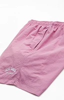 PacSun Orchid Collegiate 6.5" Swim Trunks