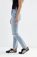 PacSun Light Indigo Ripped Mom Jeans