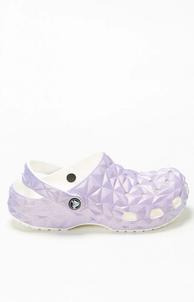 Crocs Kids Iridescent Geometric Classic Clogs