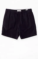 Pacsun Black Cole Slubby Volley Shorts
