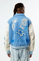 PacSun New York Bones Varsity Jacket