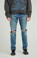 Pacsun Medium Indigo Slim Destroyed Jeans