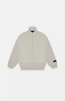 Fear of God Essentials Seal Nylon Fleece Mock Neck Sweatshirt