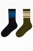 Deus Ex Machina 2 Pack Pill Logo Crew Socks