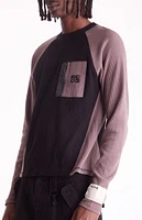 RC Outdoor Supply Patch Pocket Long Sleeve Waffle Knit T-Shirt