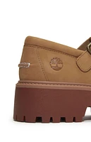 Timberland Women's Beige Nubuck Stone Street Buckle Mary Jane Shoes