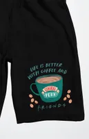 Friends TV Coffee Sweat Shorts