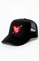 Free & Easy Heart & Arrow Don't Trip Trucker Hat