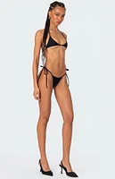 Elora Micro String Tie Sides Bikini Bottom