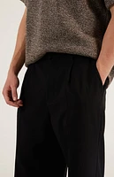 Pacsun Black Pleated Baggy Trousers