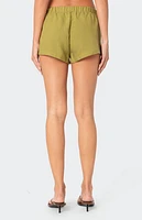 Edikted Arden Linen Look Shorts