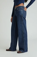 PacSun Casey Dark Indigo Low Rise Baggy Jeans