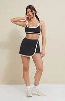 PAC 1980 WHISPER Active Black Paloma Mini Skort