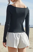 John Galt Radio Silence Mayson Long Sleeve Top