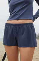 John Galt Blue Keira Pajama Shorts
