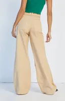 PacSun Tan High Waisted Cargo Pants