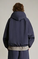 Fear of God Essentials Marine Military Nylon Hooded Bomber Jacket