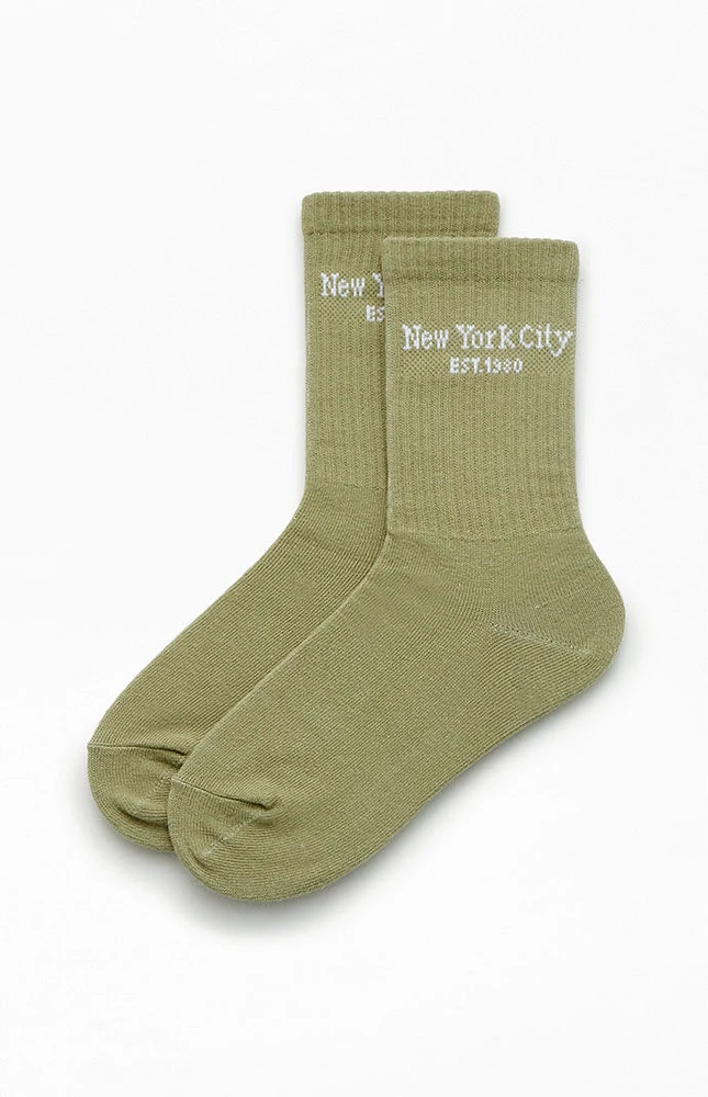 PacSun NYC Crew Socks