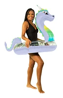 PoolCandy Inflatable Glitter 40" Sea Dragon Pool Tube