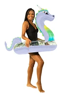 PoolCandy Inflatable Glitter 40" Sea Dragon Pool Tube