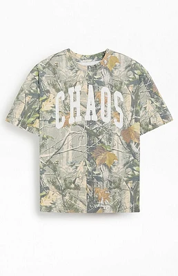 Pacsun Chaos Camo Cropped T-Shirt
