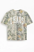 Pacsun Chaos Camo Cropped T-Shirt