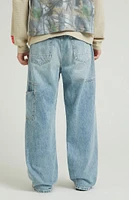 PacSun Light Indigo Extreme Baggy Carpenter Jeans