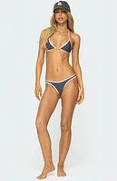 Edikted Dina Contrast Bikini Bottom