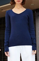 John Galt Navy Josephine Long Sleeve Top