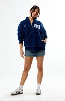 Pacsun Quarter Zip 80 Sherpa Sweatshirt