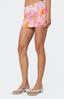 Edikted Stassi Printed Mini Skirt