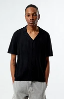 PacSun Black Cropped Knit Shirt