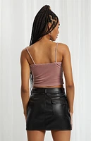 Beverly & Beck Vienna Velvet Cami Top