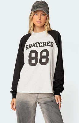 Edikted Snatched Oversized Long Sleeve T-Shirt