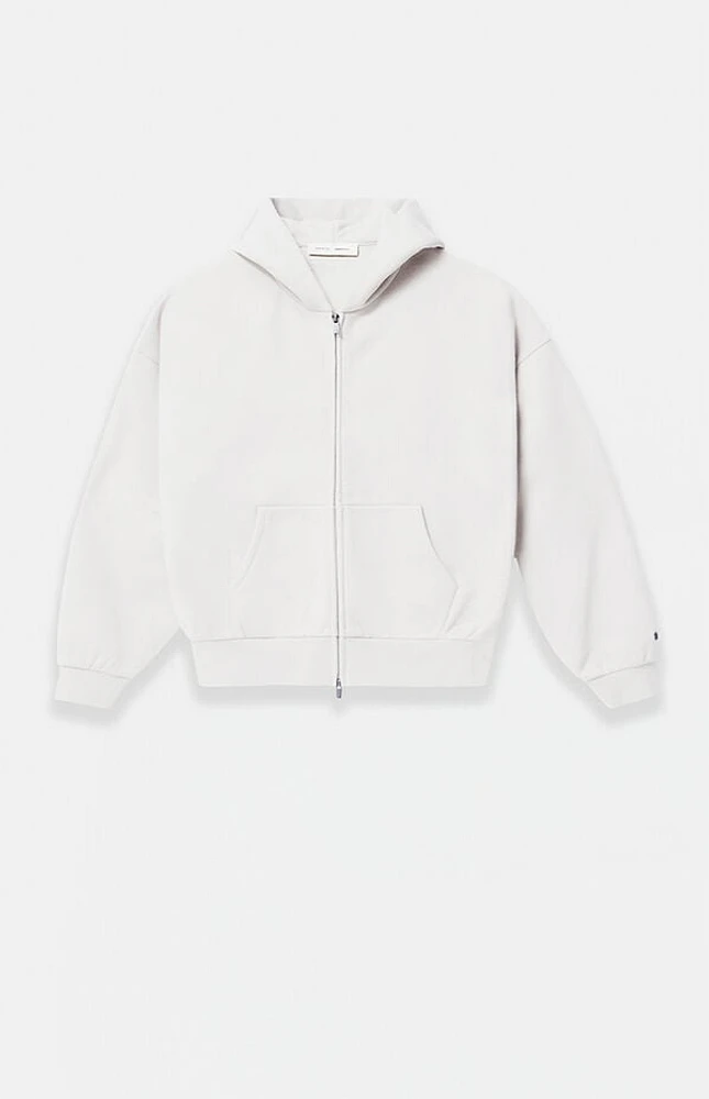 Fear of God Essentials Women's Cloud White Classic Zip Up Hoodie