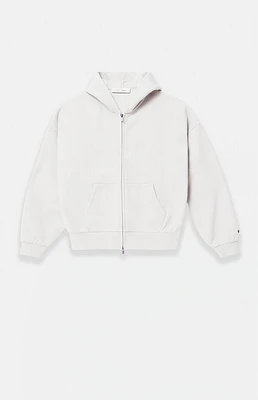 Fear of God Essentials Women's Cloud White Classic Zip Up Hoodie