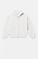 Fear of God Essentials Women's Cloud White Classic Zip Up Hoodie