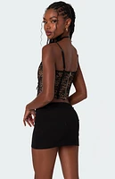 Edikted Adira Lace Keyhole Corset
