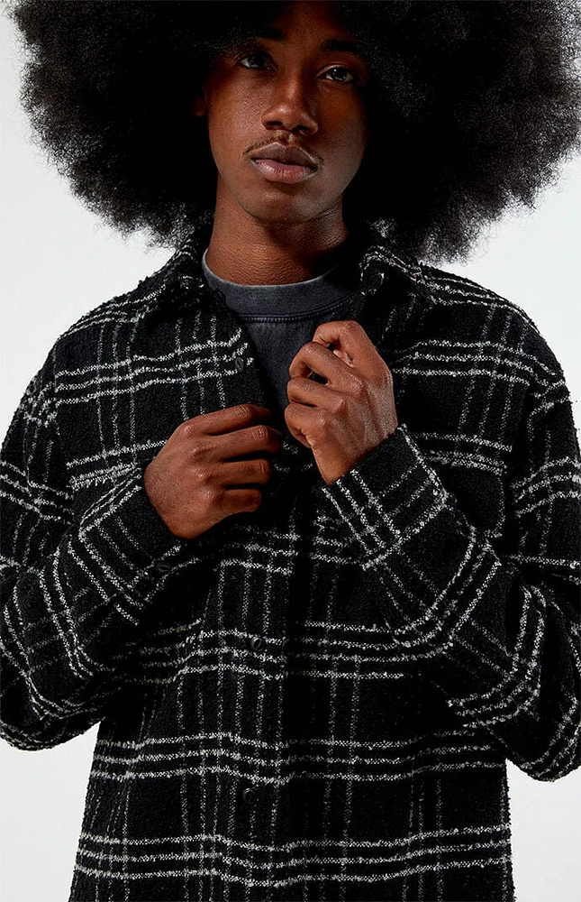 PacSun Oversized Wooly Flannel Shirt