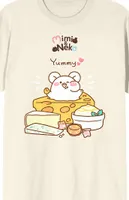 Mimi & Neko Nezu Eating T-Shirt