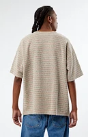 PacSun Oversized Terry Striped T-Shirt