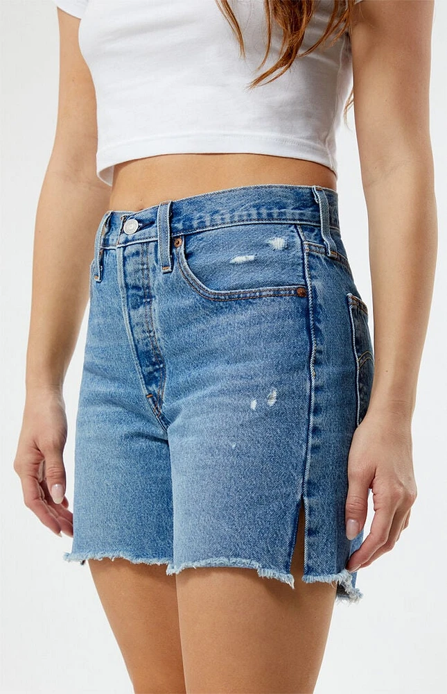 Levi's 501 Original High Waisted Denim Shorts