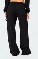 Edikted Annalise Straight Leg Sweatpants