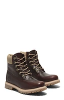 Timberland Women's Burgundy Premium 6inch Waterproof Lace-Up Boots