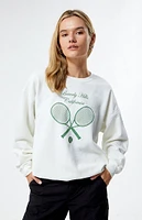 Golden Hour Beverly Hills Tennis Crew Neck Sweatshirt