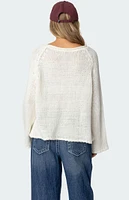 Edikted Kangaroo Pocket Oversized Knit Top