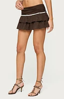 Edikted Katarina Ruffle Mini Skirt