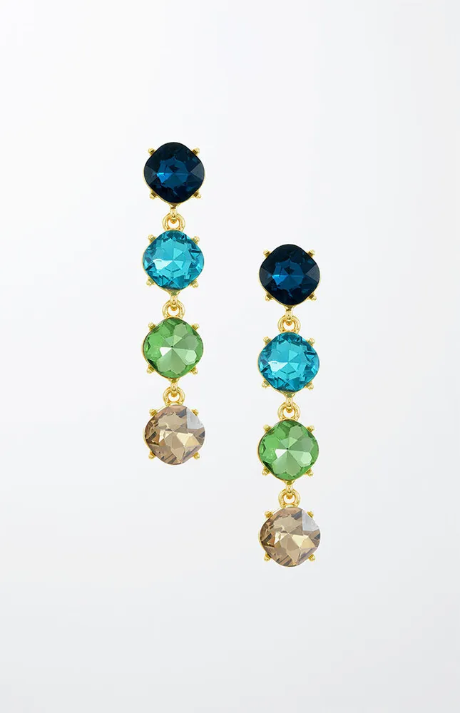 Ettika Four the Money Dangle Earrings